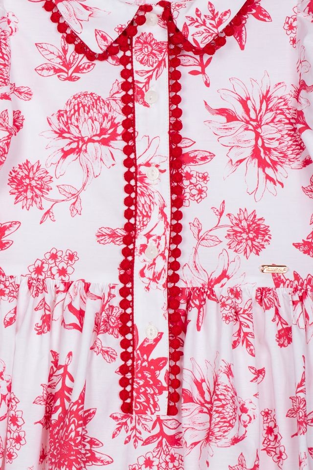 Patachou Red Blossom Dress