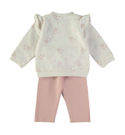 BABYBOL BABY'S 2 PCS SET OFF WHITE