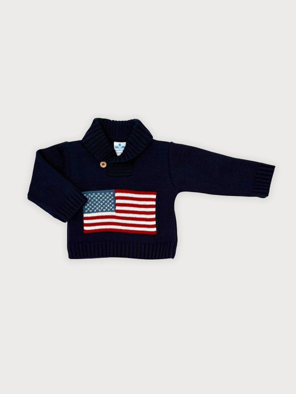 Sardon Knitted Jumper - Navy