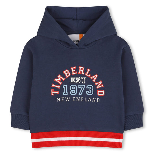 TIMBERLAND BABY BOY HOODED SWEATSHIRT SLATE BLUE