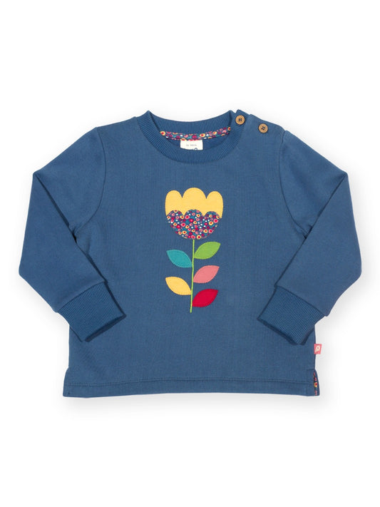Kite Folksy Bloom Sweatshirt Navy