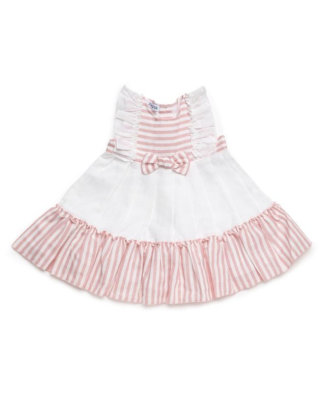 Juliana girls dress with bow