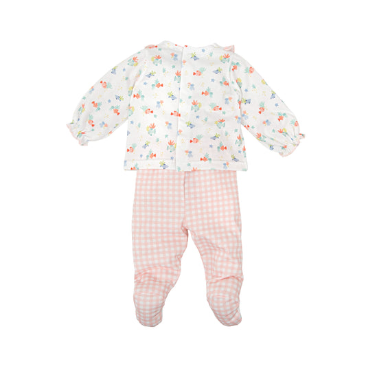 Babidu 2 Piece Set In Pink Sea-Life Design 51225