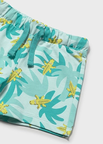 Mayoral Baby Boy Mint Printed shorts