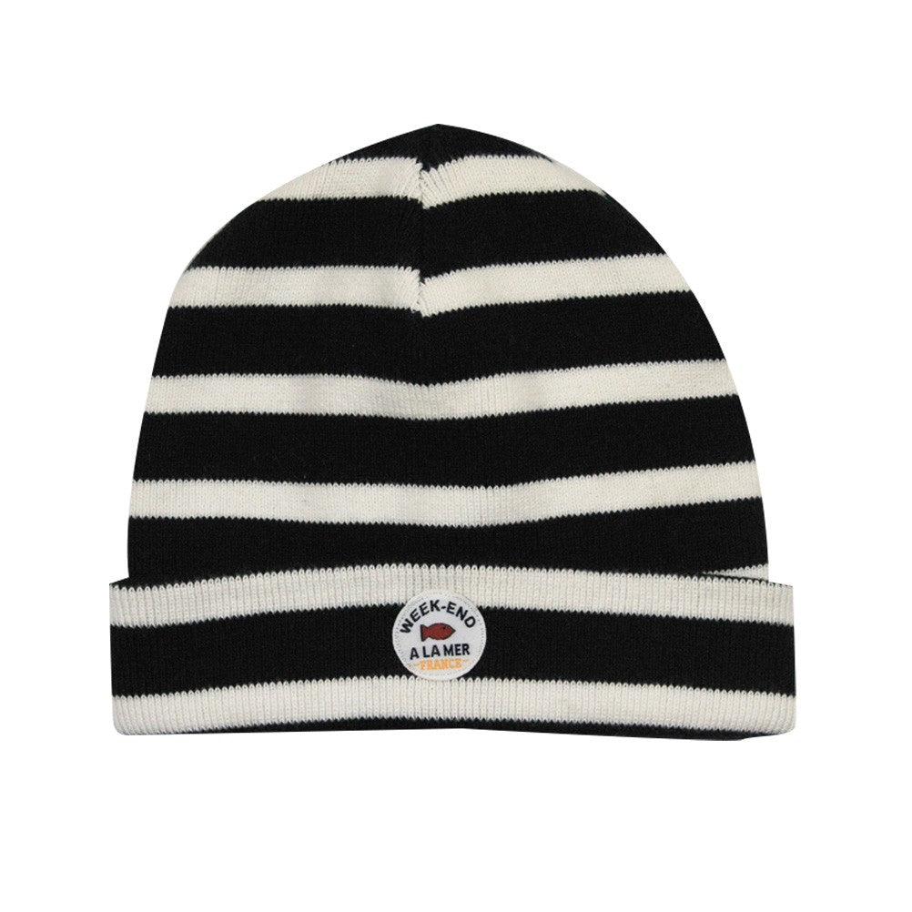 WEEKEND A LA MER SURLACOTE BONNET NAVY/ECRU