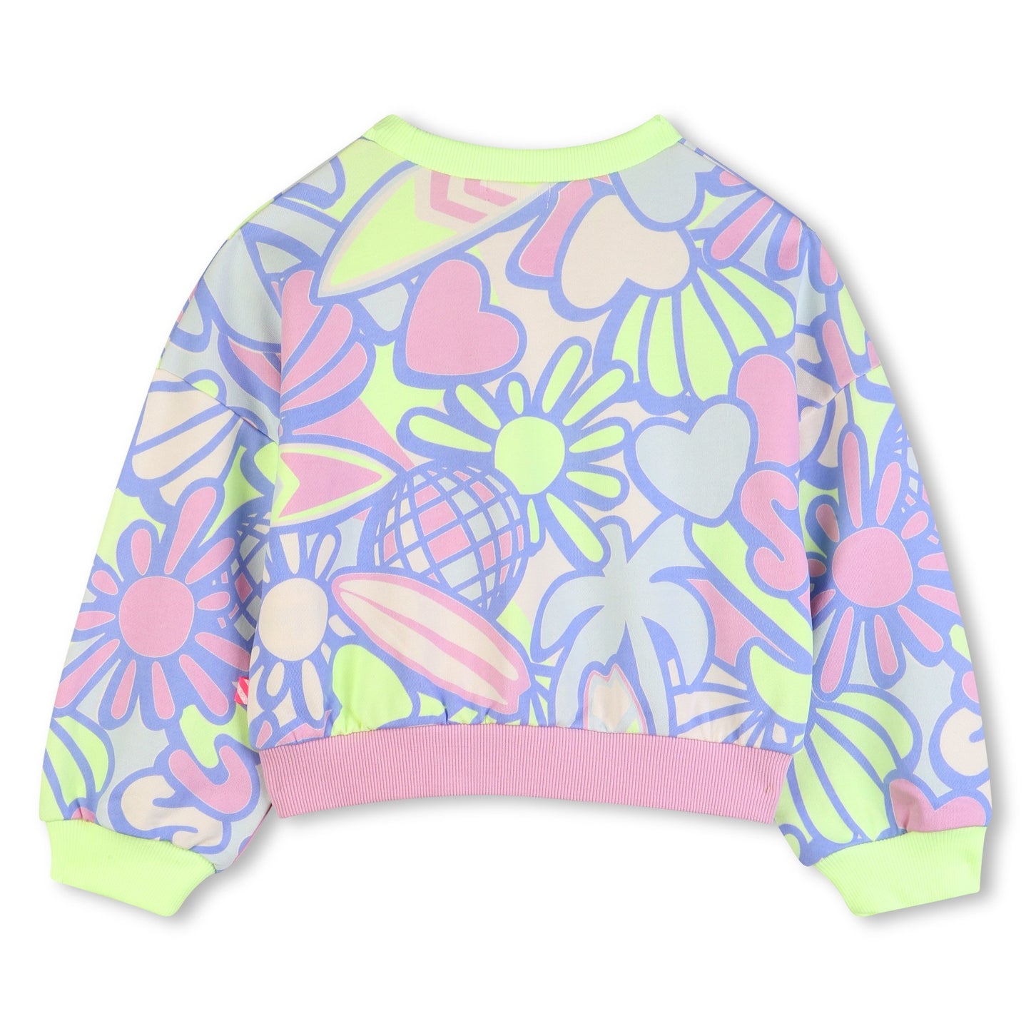 BILLIEBLUSH VIBRANT LEMON & LILAC SWEATSHIRT