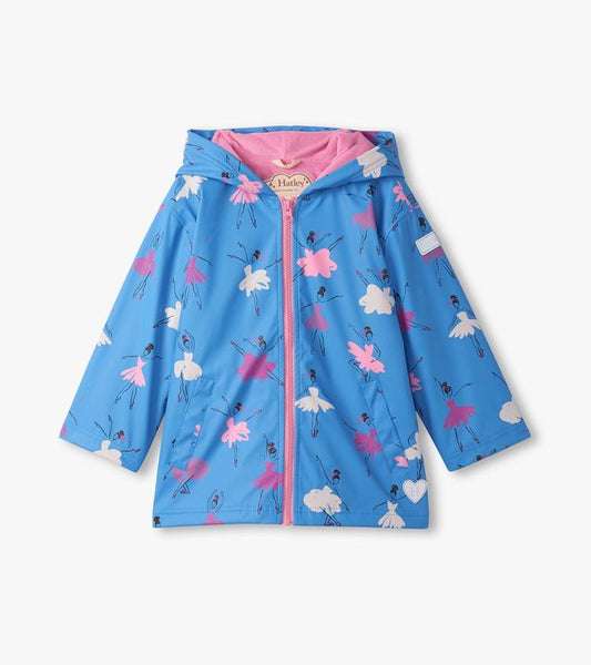 Hatley Ballet School Colour Changing Rain Jacket, Perfect Outerwear
