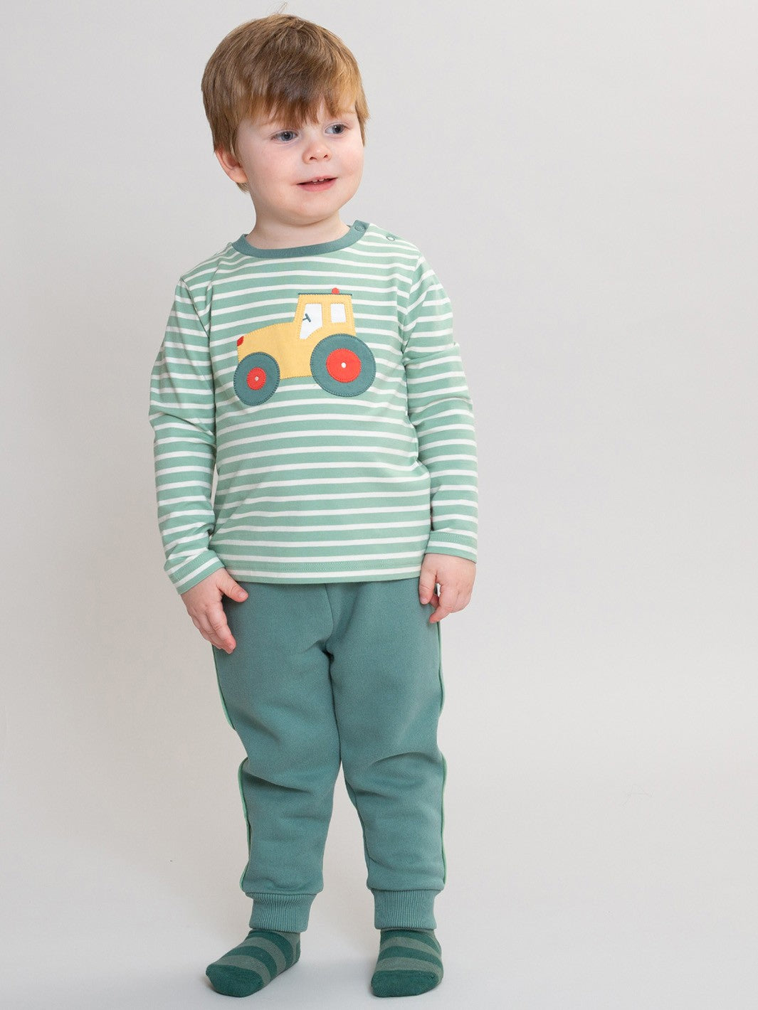 Kite Busy Bean Joggers Silver Jade Green