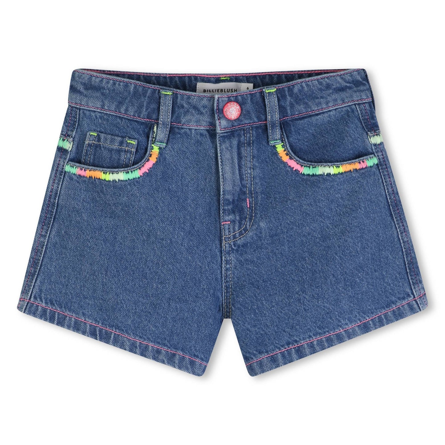 BILLIEBLUSH DENIM SHORTS DOUBLE STONE+BROSSAGE