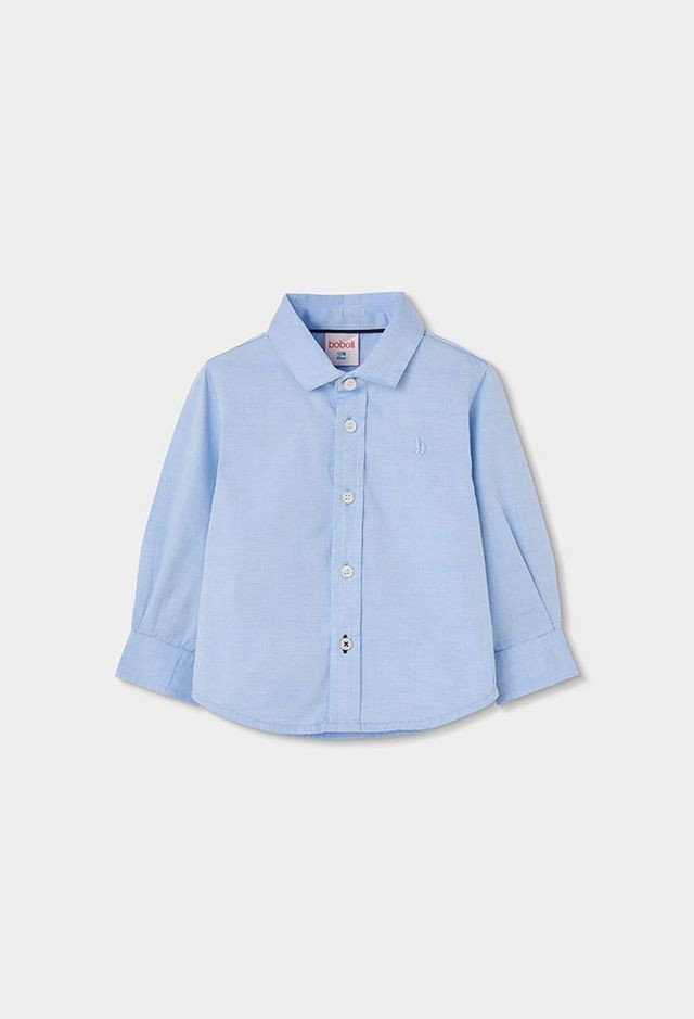 Boboli Oxford Shirt for boys in sky blue