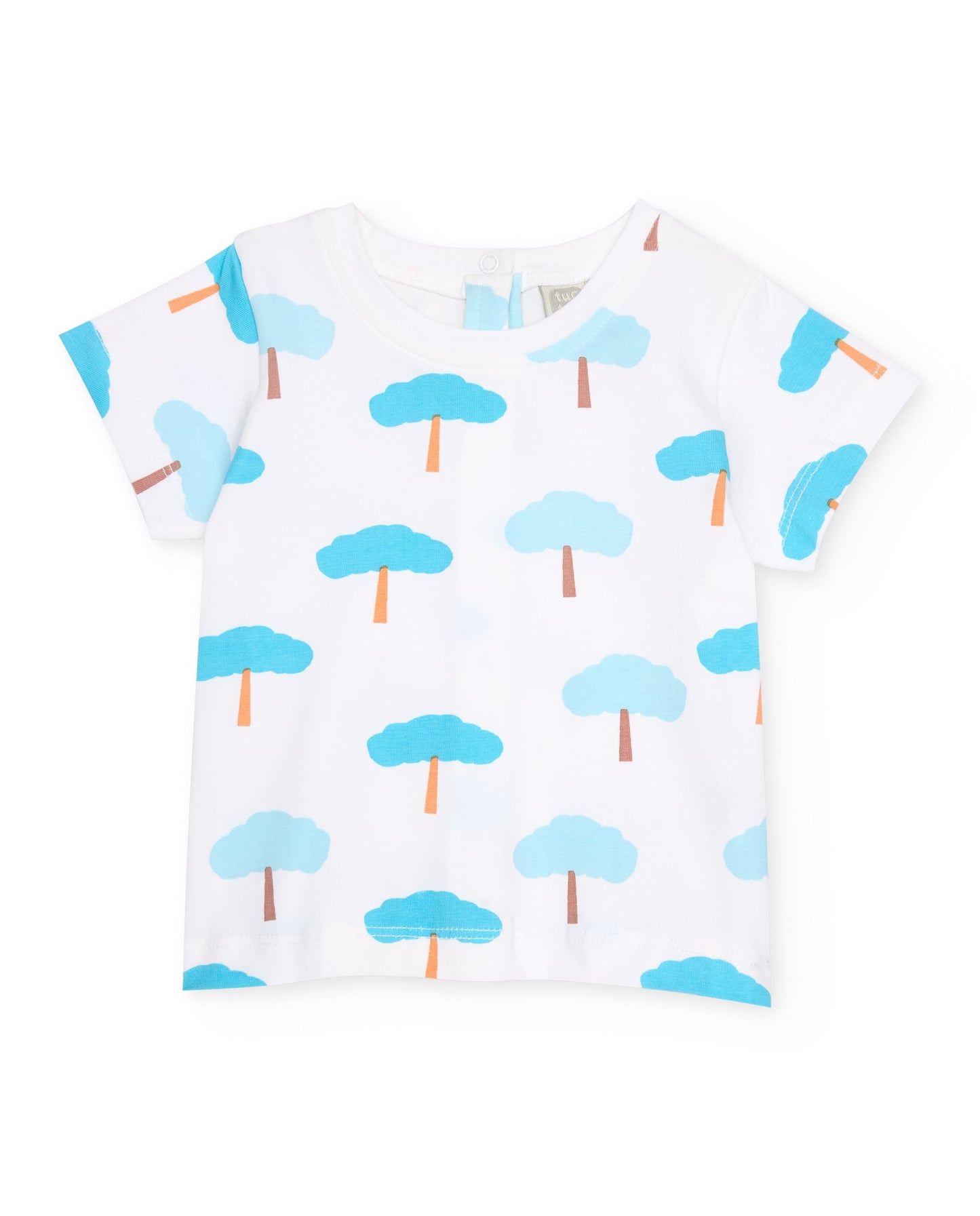Tuc Tuc BABY BOY Turquoise romper with white printed t-shirt