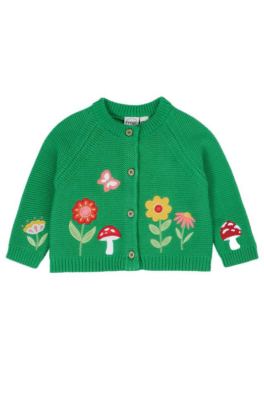 FRUGI COLBY CARDIGAN CLOVER/FLOWERS