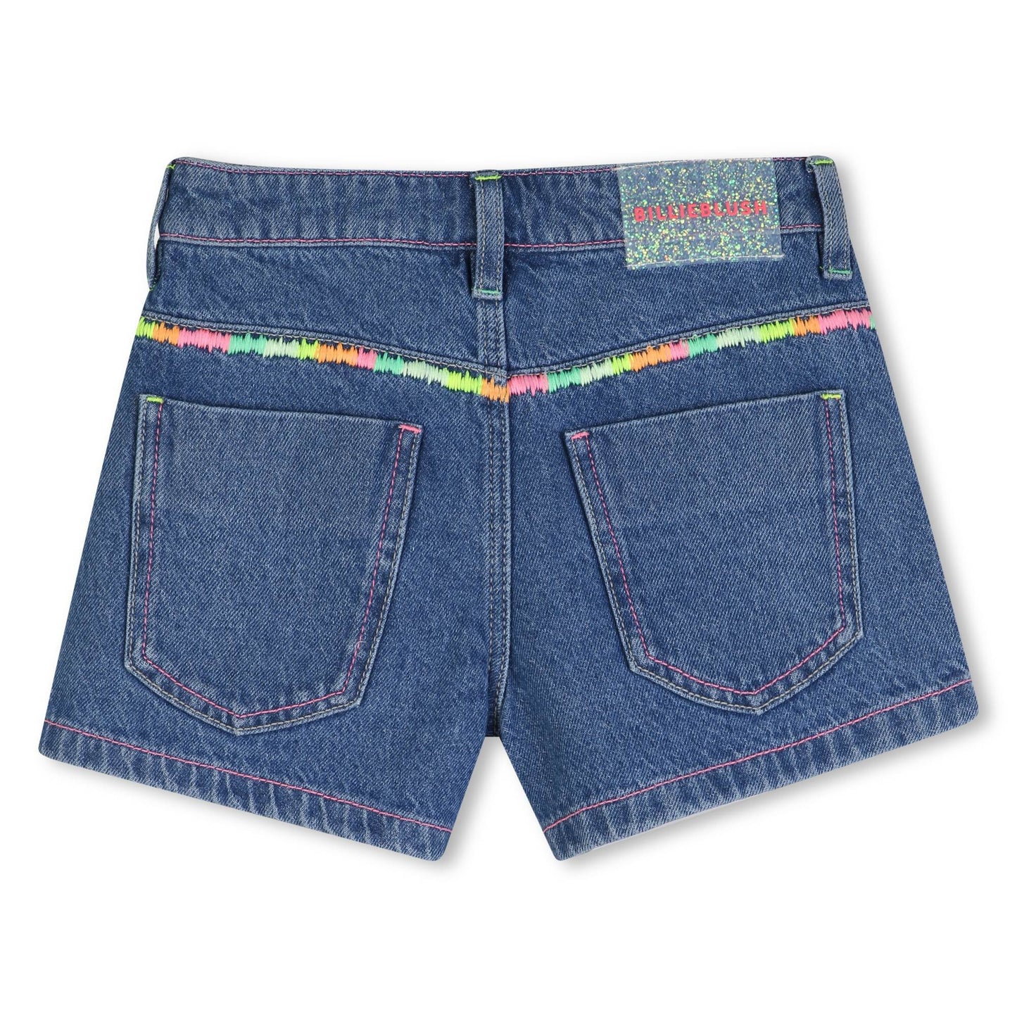 BILLIEBLUSH DENIM SHORTS DOUBLE STONE+BROSSAGE