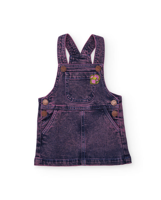Tuc Tuc Creatures DENIM PINAFORE VIOLET