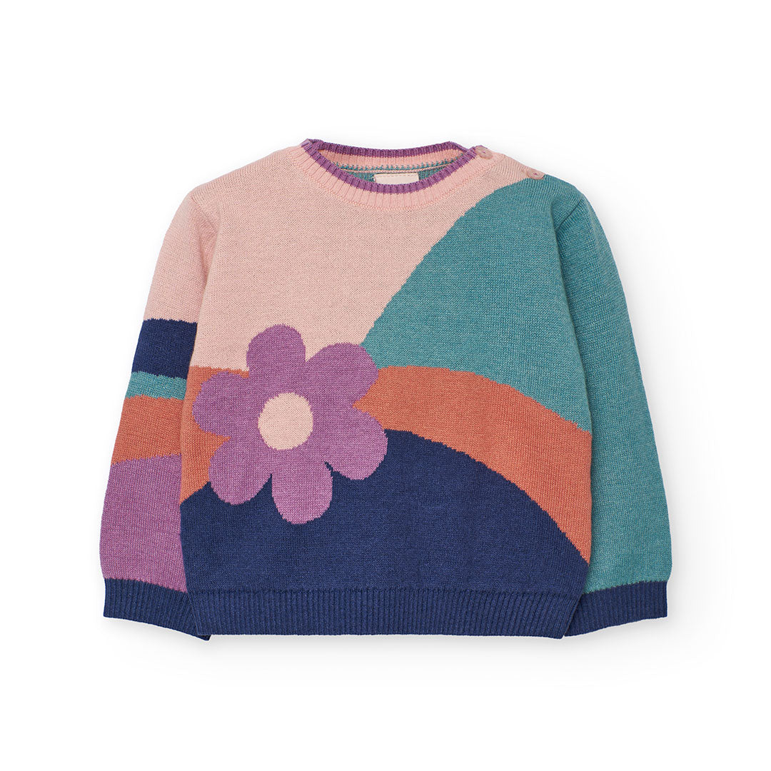 Boboli Girl Knit Sweatshirt