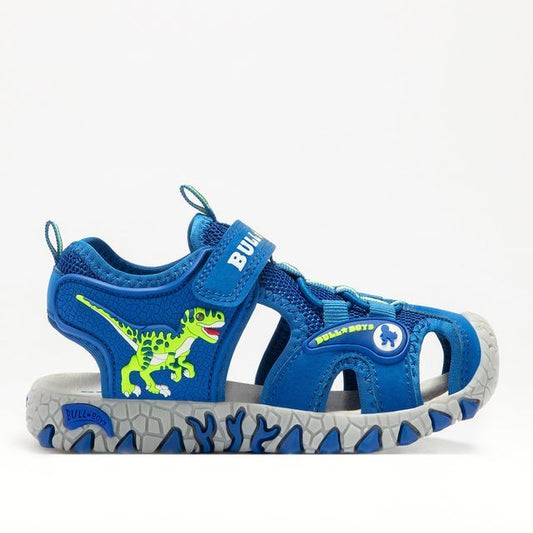 Bull Boys Velociraptor Sandal Navy Blue with Lights