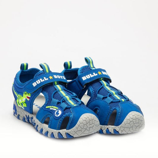 Bull Boys Velociraptor Sandal Navy Blue with Lights