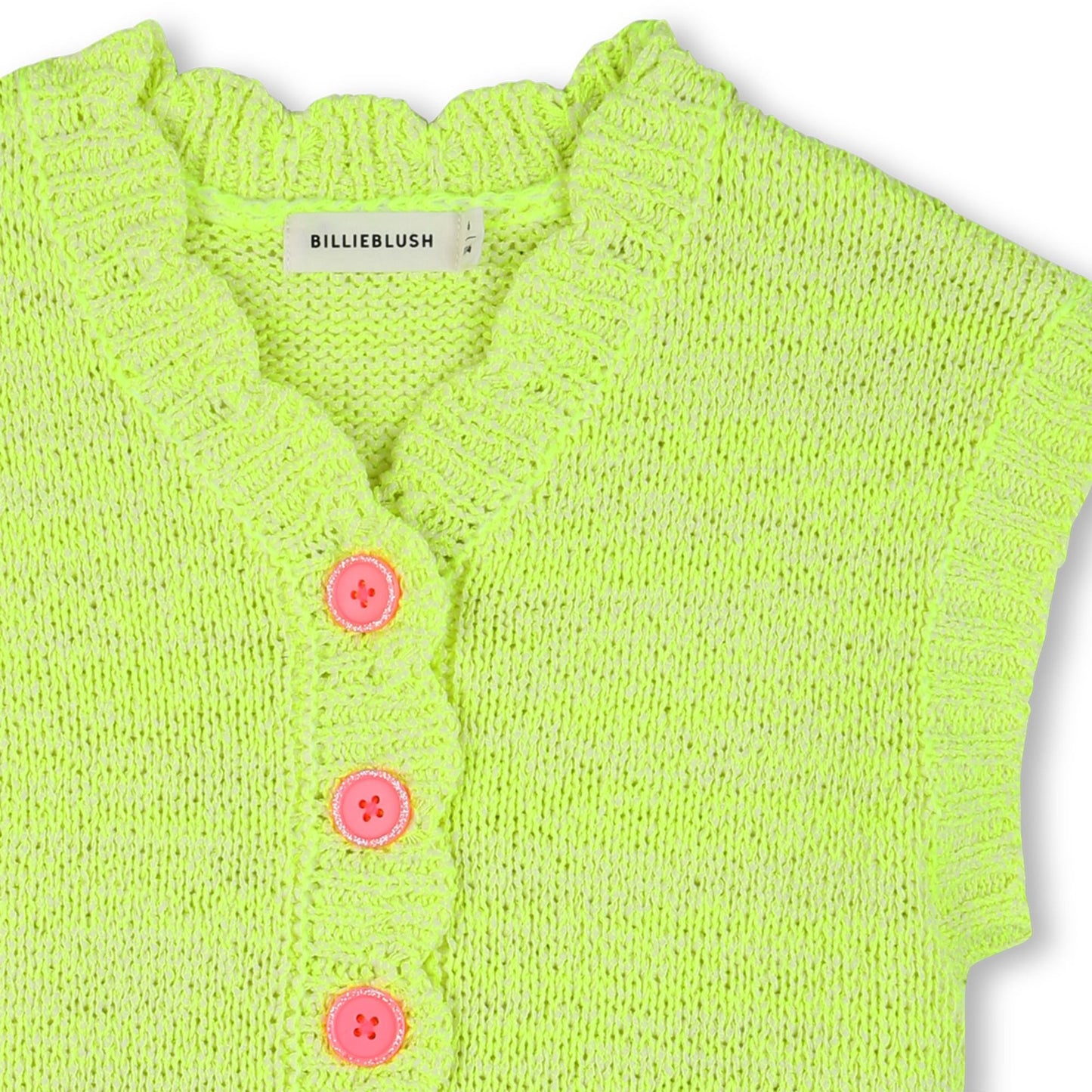 BILLIEBLUSH KNITTED CARDIGAN OCHRE