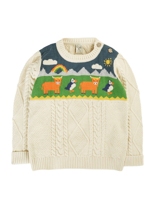 FRUGI CABLE KNIT JUMPER