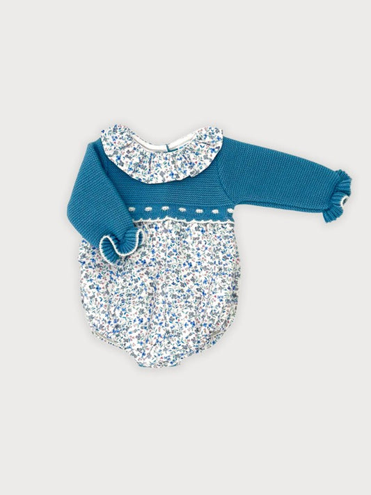 Sardon Romper in Floral Blue
