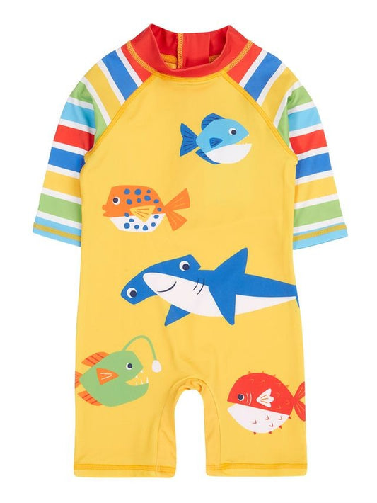 FRUGI LITTLE SUN SAFE SUIT YELLOW
