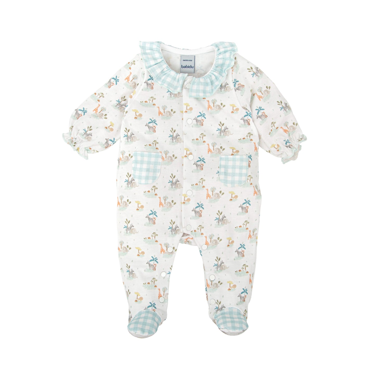 Babidu Babygrow Pastel Safari Print 11222