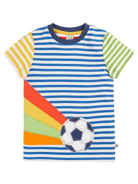 FRUGI HOTCHPOTCH CIRCULAR T-SHIRT FOOTBALL
