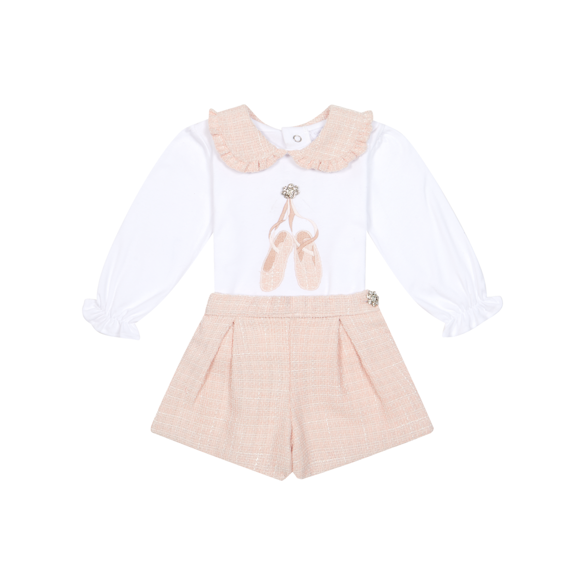 DEOLINDA PINK CHIC  2 Pc SHORTS SET