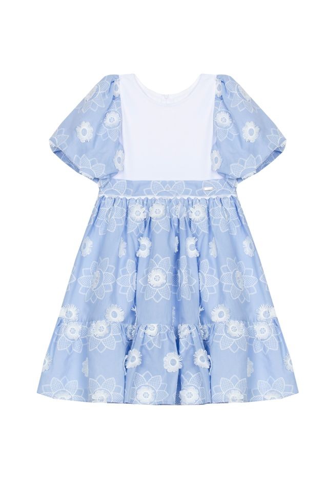 Patachou Blue Floral Dress