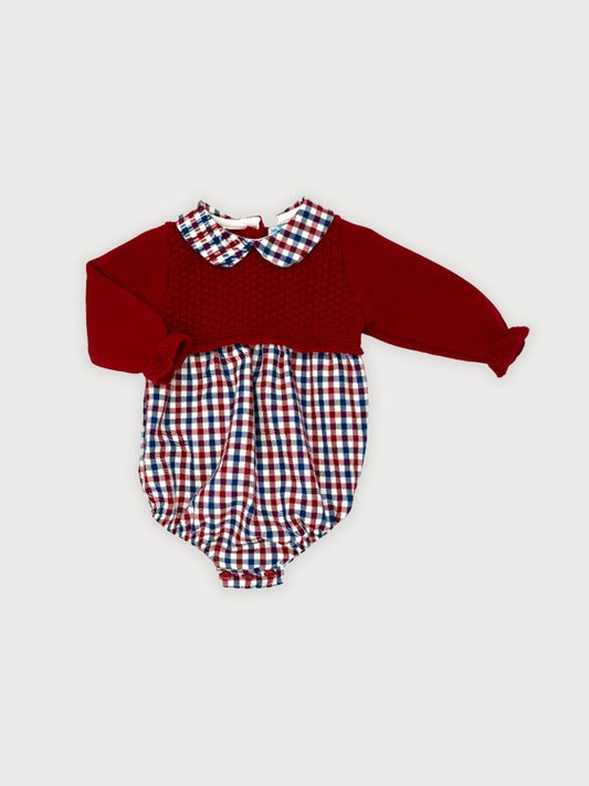 Sardon Romper in Cherry