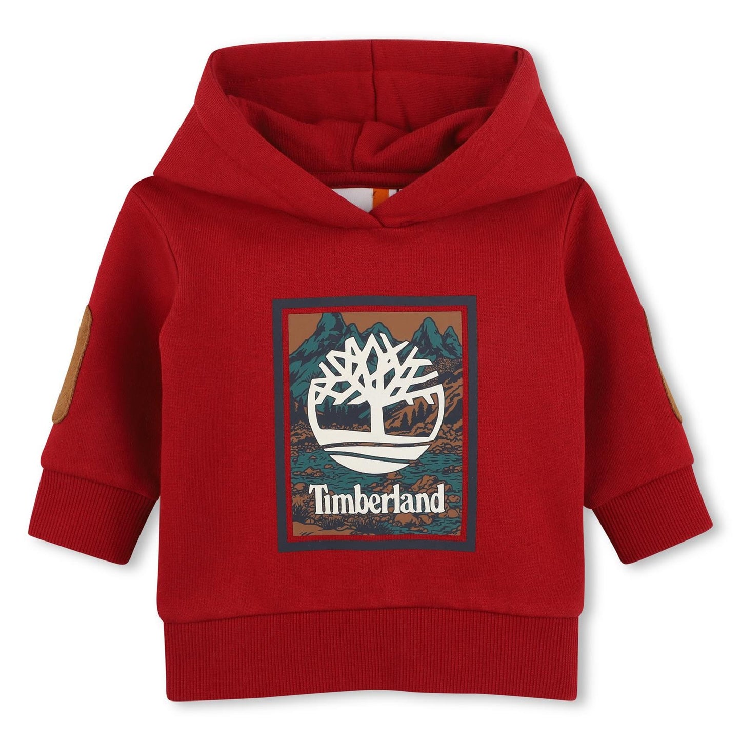 TIMBERLAND HOODED SWEATSHIRT in RED