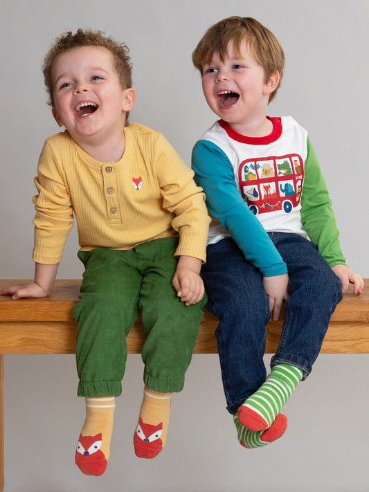 Kite Clever Fox Grippy Socks Multi