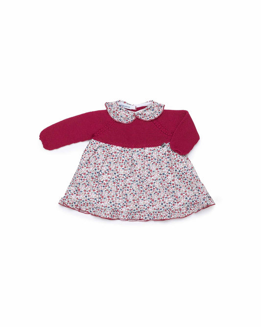 JULIANA Dress in Berry Red