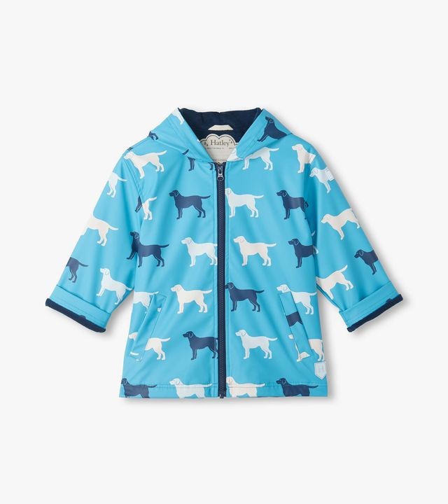 Hatley Dog Silhouette Colour Change Rain Coat
