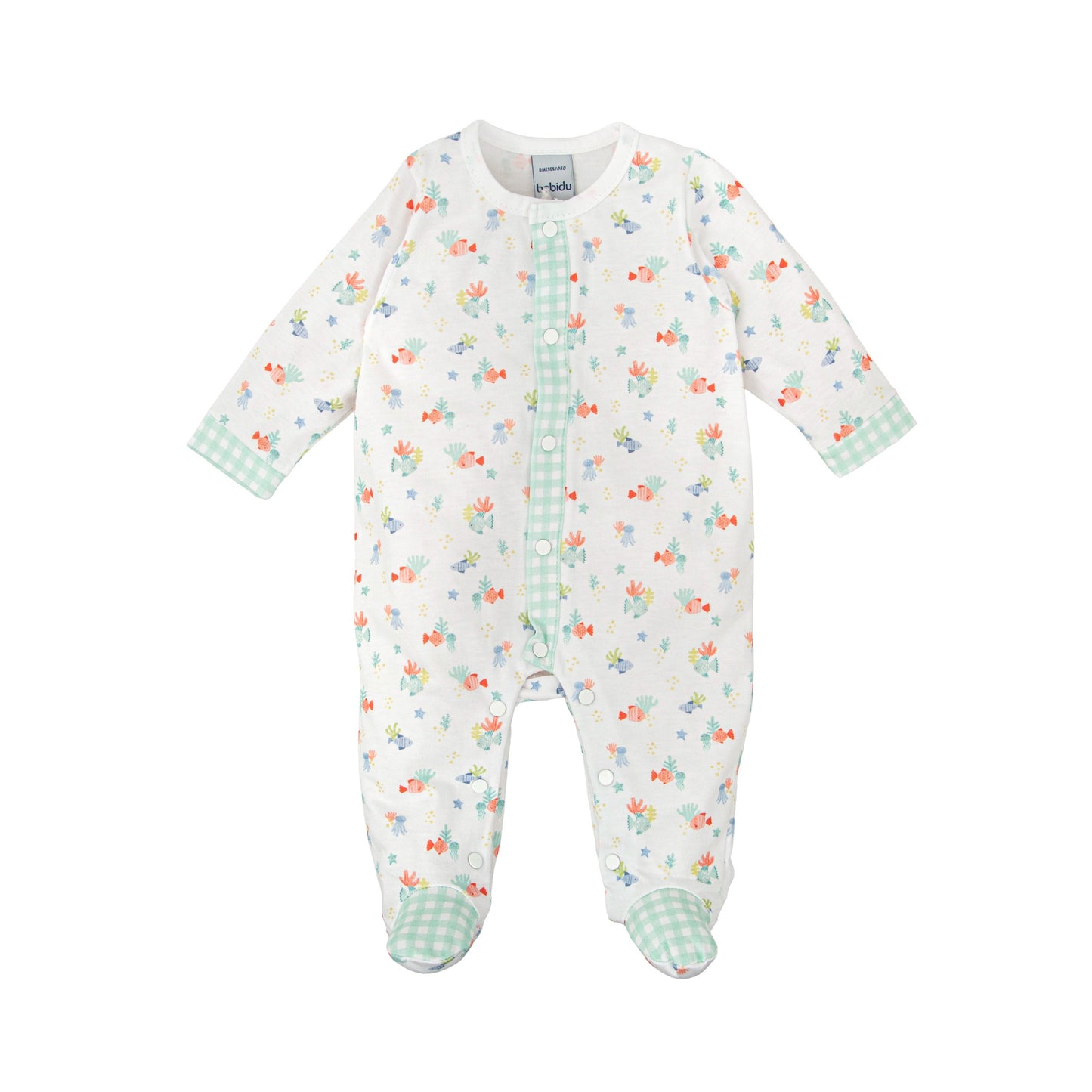 Babidu Babygrow with Colourful Sea-life Design 10225