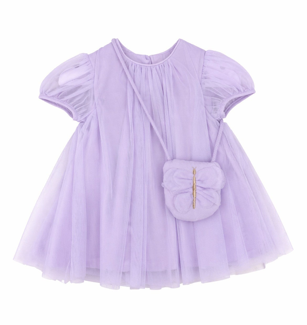 Mayoral Baby Girl tulle dress with bag