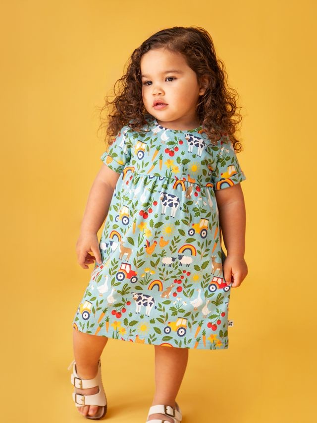 FRUGI TALLIE DRESS RAINBOW