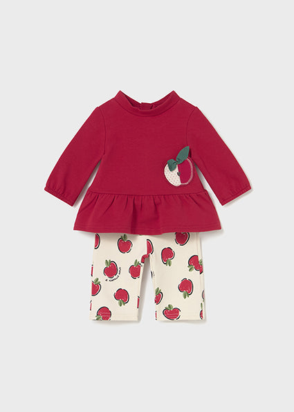 Mayoral 2pc cherry  tracksuit set