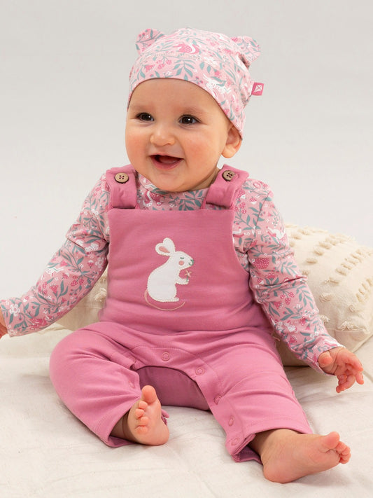 Kite Little Mouse Dungarees Pink