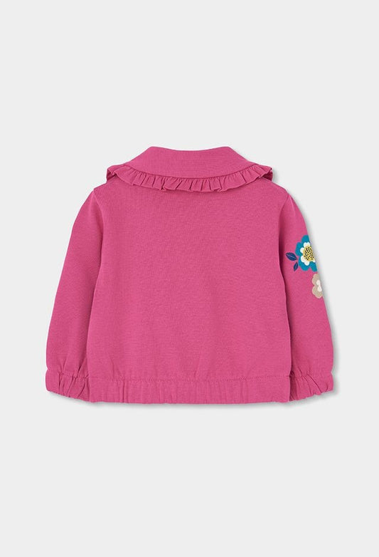 Boboli Girl Fuscia Fleece Jacket
