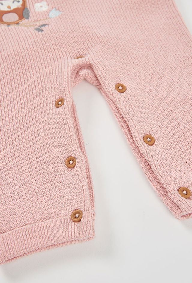 Boboli Baby Girl Rose Dungaree Set