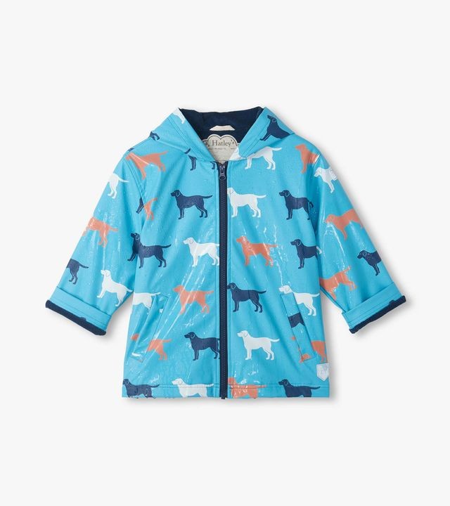 Hatley Dog Silhouette Colour Change Rain Coat