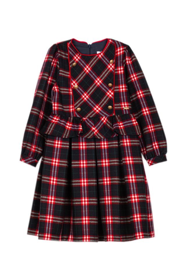 PATACHOU All Over Balmoral Tartan Dress