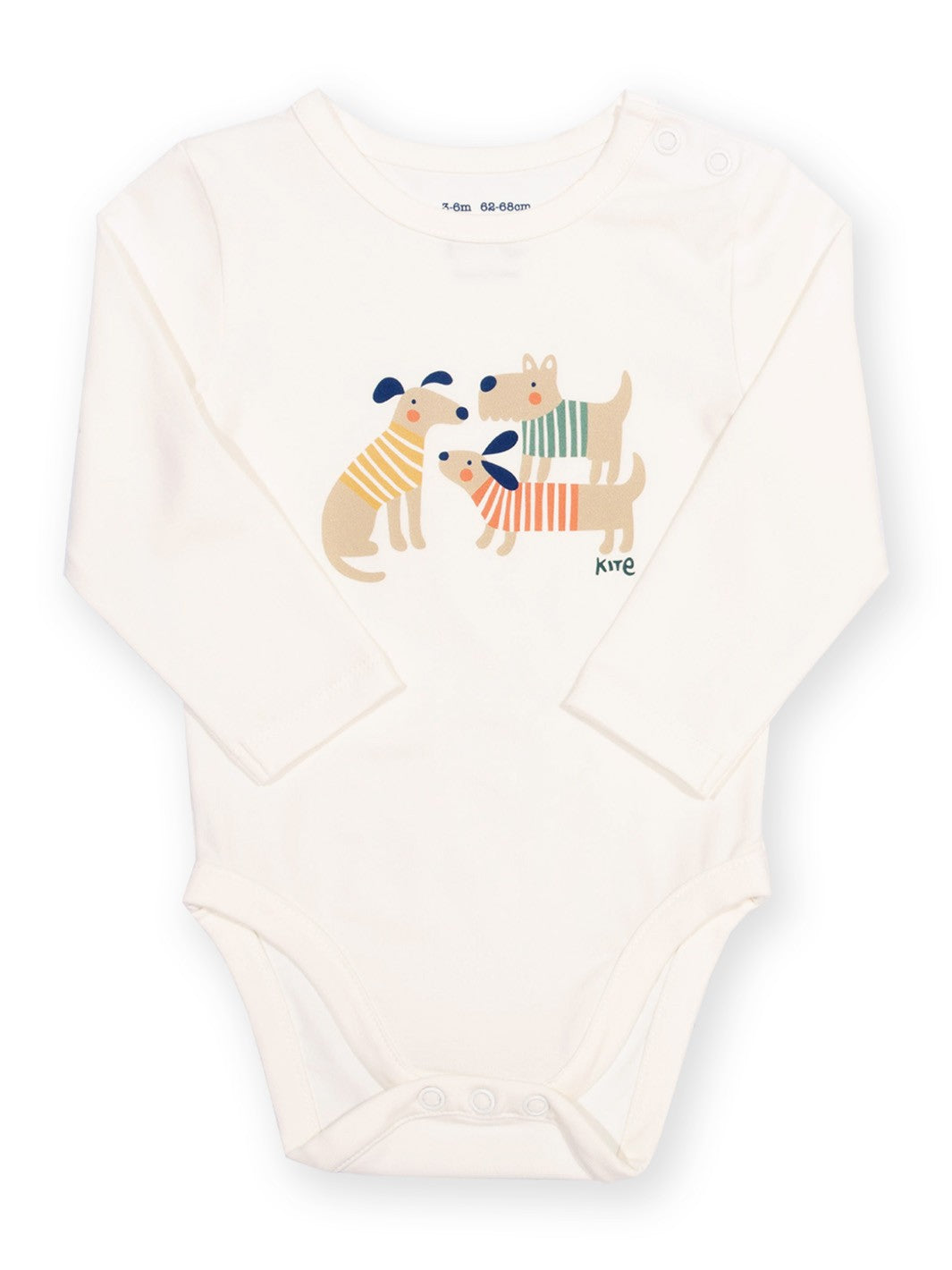 Kite Lucky Pups Bodysuit Cream