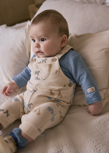 Mayoral Baby Boy dungarees set