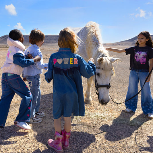 BILLIEBLUSH DRESS DENIM INDIGO BLUE