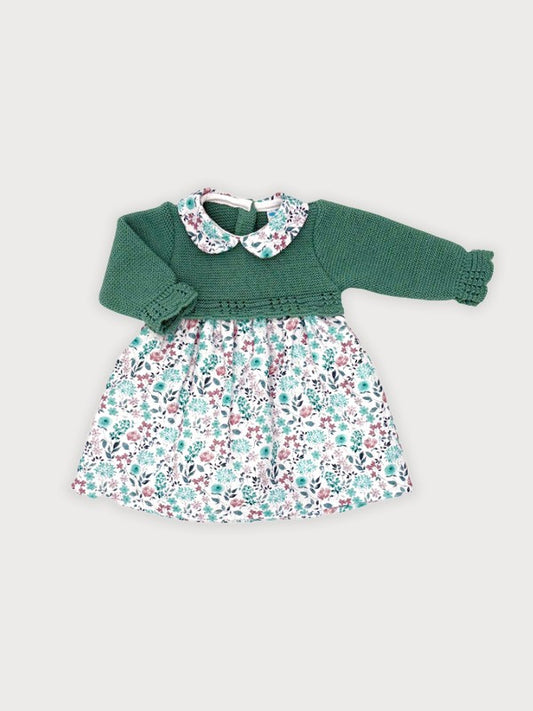 Sardon Knitted Dress in Jade Green