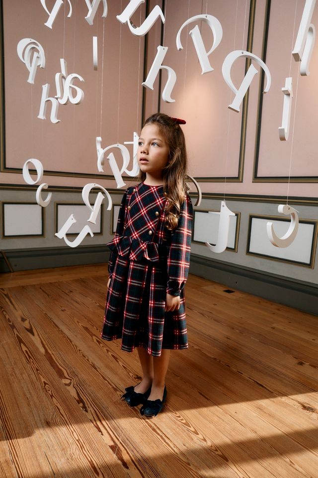 PATACHOU All Over Balmoral Tartan Dress