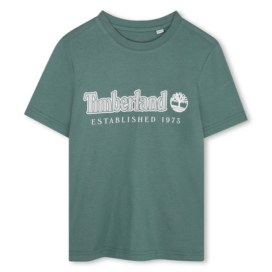TIMBERLAND SHORT SLEEVES TEE-SHIRT FOREST GREEN