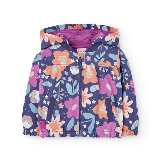 Boboli Girl Floral Fleece Jacket, Perfect Outerwear